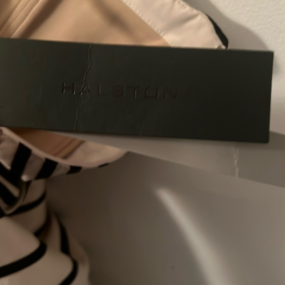 NWT H by Halston Black and White Ruched strapless Dress 🌺$25 🌸today’s deal - Picture 13 of 13